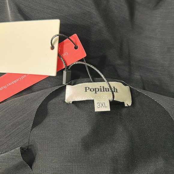 Popilush Shapewear Illusion Mesh Long Sleeve Tummy Control Bodysuit - Picture 5 of 7